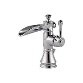 598LF Cassidy Single Handle Lavatory Faucet with Channel Spout - Metal Pop-Up