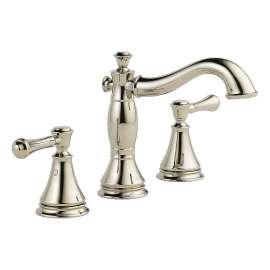 Two Handle Widespread Lavatory - Metal Pop-Up in Brilliance Polished Nickel
