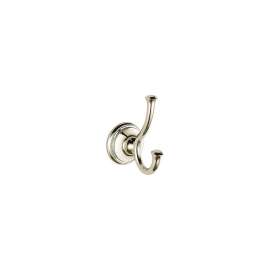 Double Robe Hook in Brilliance Polished Nickel