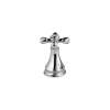 Two Cross Bath Roman Tub Handle Kit in Polished Chrome