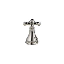 Two Cross Bath Roman Tub Handle Kit in Brilliance Polished Nickel