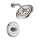 Shower Trim Single Function Pressure Balanced Less Handle and Rough-in in Polished Nickel