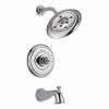 T14497-LHP Cassidy Single Function Pressure Balanced Bath and Shower Trim Less Handle and Rough-In Valve in Polished Chrome