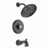 T14497-RBLHP Cassidy Single Function Pressure Balanced Bath and Shower Trim Less Handle and Rough-In Valve in Venetian Bronze