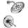 T17297 Cassidy Dual Function Pressure Balanced Shower Trim with H2Okinetic and Integrated Volumn Control Less Rough-in in Polished Chrome