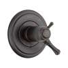 T17T097-RB Cassidy Dual Function Thermostatic Valve Trim with Integrated Volume Control Less Rough-in in Venetian Bronze