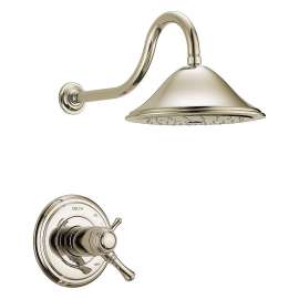 T17T297-PN Cassidy Dual Function Pressure Balanced Shower Trim with Integrated Shower Trim Less Rough-in in Polished Nickel