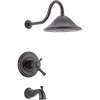 Dual Function Pressure Balanced Thermostatic Bath and Shower Trim with Internal Volumn Control Less Rough-in in Venetian Bronze