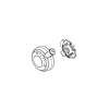 Delta Cassidy(R): Temperature Knob & Cover - 17 Series, RP72572SS