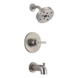 T14459-SS Trinsic Bath and Shower Trim with H2Okinetic and Monitor Technologies in Brilliance Stainless