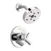 Trinsic T17259 Dual Function Pressure Balanced Shower Trim with H2Okinetic and Integrated Volumn Control Less Rough-in in Polished Chrome