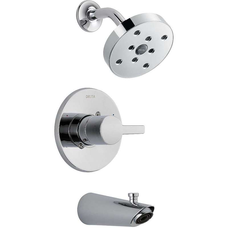 Delta Compel Bath And Shower Trim With H20kinetic Monitor Delta Compel Bath And Shower Trim With H20kinetic Monitor Technologies