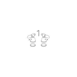 Delta Victorian(R): Metal Lever Handle Set, RP64476SS