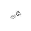 Delta Cassidy(R): Set Screw & Button - Roman Tub, RP73284SS