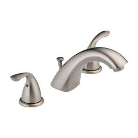 Classic 3530LF-SSMPU Two Handle Widespread Lavatory - Metal Pop-Up in Brilliance Stainless