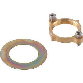 Washer, Nut and Screws in Polished Chrome