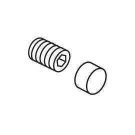 Delta Trinsic(R): Set Screw & Button - Roman Tub, RP73386