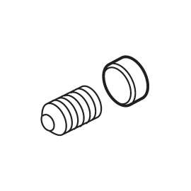 Delta Trinsic(R): Screw Set & Button - Roman Tub Spout, RP73162BR