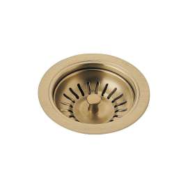Kitchen Sink Flange and Strainer in Champagne Bronze