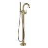 T4759-CZFL Trinsic Floor Mounted L891Roman Tub Filler with Hand Shower in Champagne Bronze