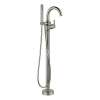 Floor Mounted L891Roman Tub Filler with Hand Shower in Brilliance Stainless