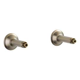 Wall Mount Tub Filler Unions in Brilliance Brushed Nickel