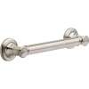 Traditional Decorative ADA Grab Bar - 12in in Brilliance Stainless