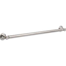 Traditional Decorative ADA Grab Bar - 36in in Brilliance Stainless