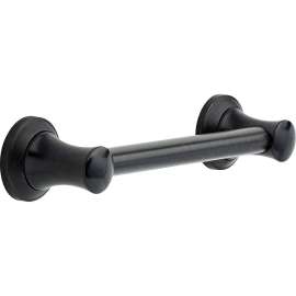 Transitional Decorative ADA Grab Bar - 12in in Venetian Bronze