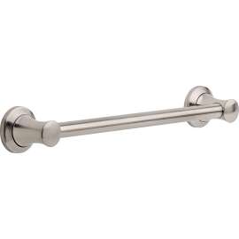 Transitional Decorative ADA Grab Bar - 18in in Brilliance Stainless