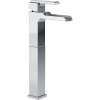Single Handle Vessel Lavatory Faucet with Channel Spout in Polished Chrome