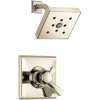 Dryden T17251-PNH2O Dual Function Pressure Balanced Shower Trim with H2Okinetic and Integrated Volumn Control Less Rough-in in Polished Nickel