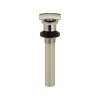 Delta Other: Square Push Pop-Up Less Overflow, 72174-PN