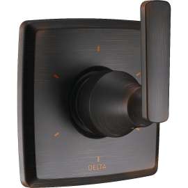 Six Function Diverter Trim - Three Independent Positions, Three Shared Positions in Venetian Bronze