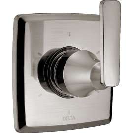 Six Function Diverter Trim - Three Independent Positions, Three Shared Positions in Brilliance Stainless