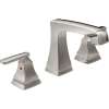3564-SSMPU-DST Two Handle Widespread Lavatory Faucet - Metal Pop-Up in Brilliance Stainless