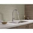 Single Handle Pull-Down Kitchen Faucet with Touch2O Technology in Chrome Finish