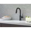 9959T-BL-DST Trinsic Single Handle Pull-Down Bar/Prep Faucet with Touch2O Technology in Matte Black Finish
