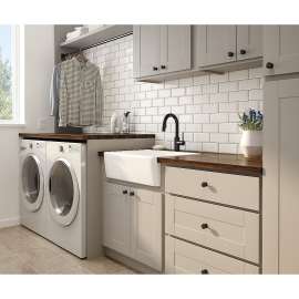 9959-BL-DST Trinsic Single Handle Pull-Down Bar/Prep Faucet in Matte Black Finish