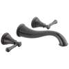 T3597LF-RBWL Cassidy Two Handle Wall Mount Lavatory Faucet Trim in Venetian Bronze Finish, 1.2gpm Flow Rate