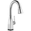 9983T-DST Mateo Single Handle Pull-Down Bar/Prep Faucet with Touch2O Technology in Chrome Finish