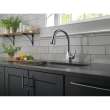 9183-AR-DST Mateo Single Handle Pull-Down Kitchen Faucet with ShieldSpray in Arctic Stainless Finish
