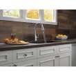 Single Handle Pull-Down Kitchen Faucet with ShieldSpray in Chrome Finish