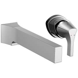 Single Handle Wall Mount Lavatory Faucet Trim, 1.2gpm Flow Rate