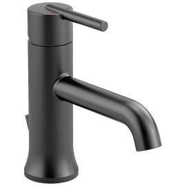 559LF-BLMPU Trinsic Single Handle Lavatory Faucet in Matte Black Finish, 1.2gpm Flow Rate, with Metal Pop-Up