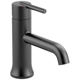 559LF-BLLPU Trinsic Single Handle Lavatory Faucet in Matte Black Finish, 1.2gpm Flow Rate, Less Pop-Up