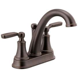 2532LF-TP-M Woodhurst Two Handle Tract-Pack Centerset Bathroom Faucet in Venetian Bronze