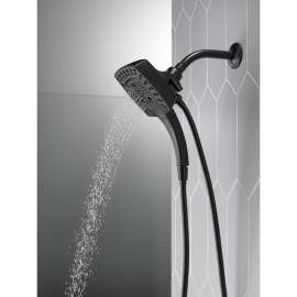 2.5 GPM 5-Setting Two-in-One Shower in Matte Black