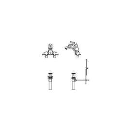 Commercial 22C: Single Handle Centerset Lavatory Faucet, 22C341