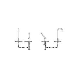 Commercial 24T2: Single Control Mixing Faucet with Gooseneck Spout - Less Pop-Up, 24T2673-R7